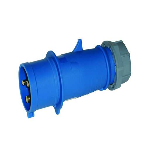 Φις ρεύματος 16A - 230V αρσενικό