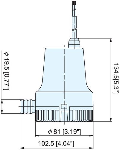 Αντλία σεντίνας TMC 1750GPH - Image 3