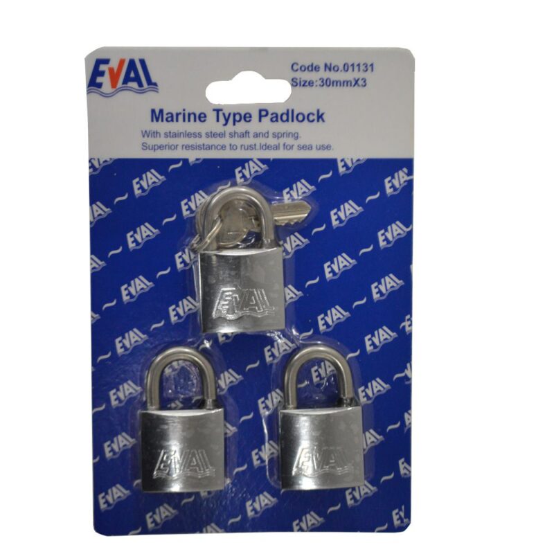Σετ λουκέτων Inox με κοινό κλειδί