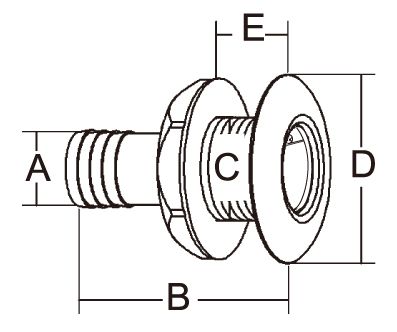 Alternative view of Υδρορροή ανεπίστροφη με Inox καπάκι