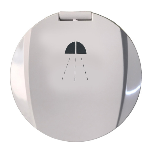 θήκη ντουζ στρογγυλή με καπάκι (1011)