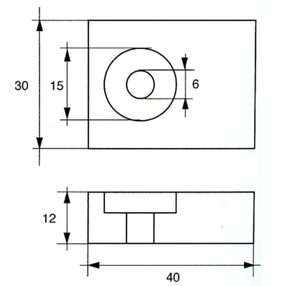 Alternative view of Ανόδιο Johnson-Evinrude 40/50HP 4stroke