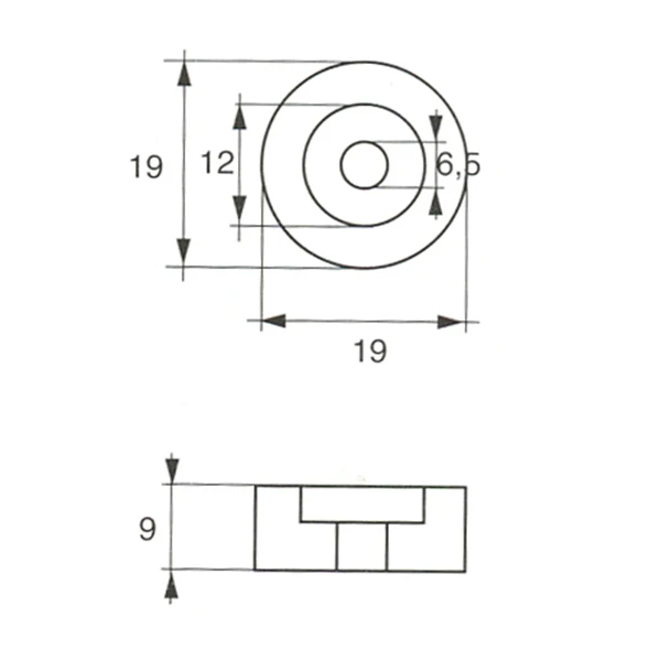Alternative view of Ανόδιο ροδέλα Suzuki