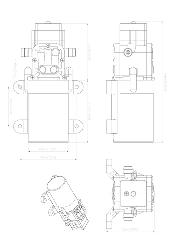 Alternative view of Αντλία νερού μικρή