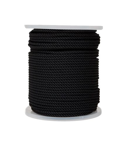 Σχοινί στριφτό πολυεστερικό μαύρο