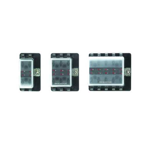 Ασφαλειοθήκη για ασφάλειες τύπου λεπίδας/ universal 6 θέσεων