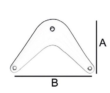 Alternative view of Μπαλόνι λευκό μουστάκι 35x40